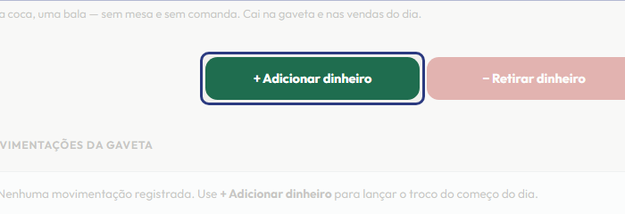A tela do +Frella com o ponto de que o passo 10 fala em destaque