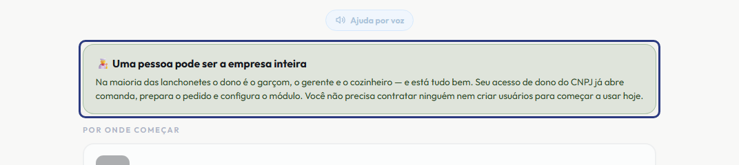 A tela do +Frella com o ponto de que o passo 3 fala em destaque