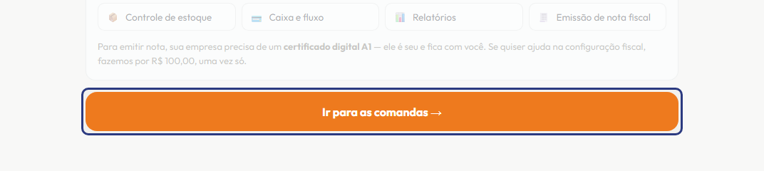A tela do +Frella com o ponto de que o passo 24 fala em destaque