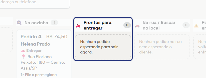 A tela do +Frella com o ponto de que o passo 7 fala em destaque