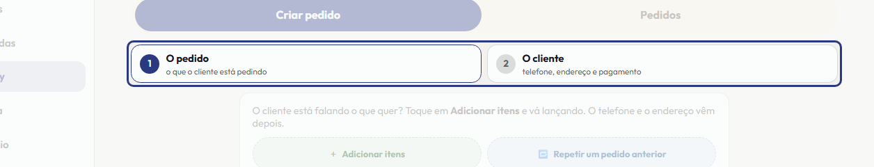A tela do +Frella com o ponto de que o passo 2 fala em destaque