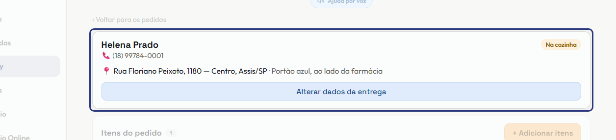 A tela do +Frella com o ponto de que o passo 2 fala em destaque