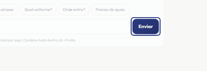 A tela do +Frella com o ponto de que o passo 4 fala em destaque