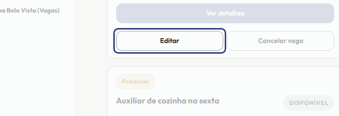 A tela do +Frella com o ponto de que o passo 11 fala em destaque