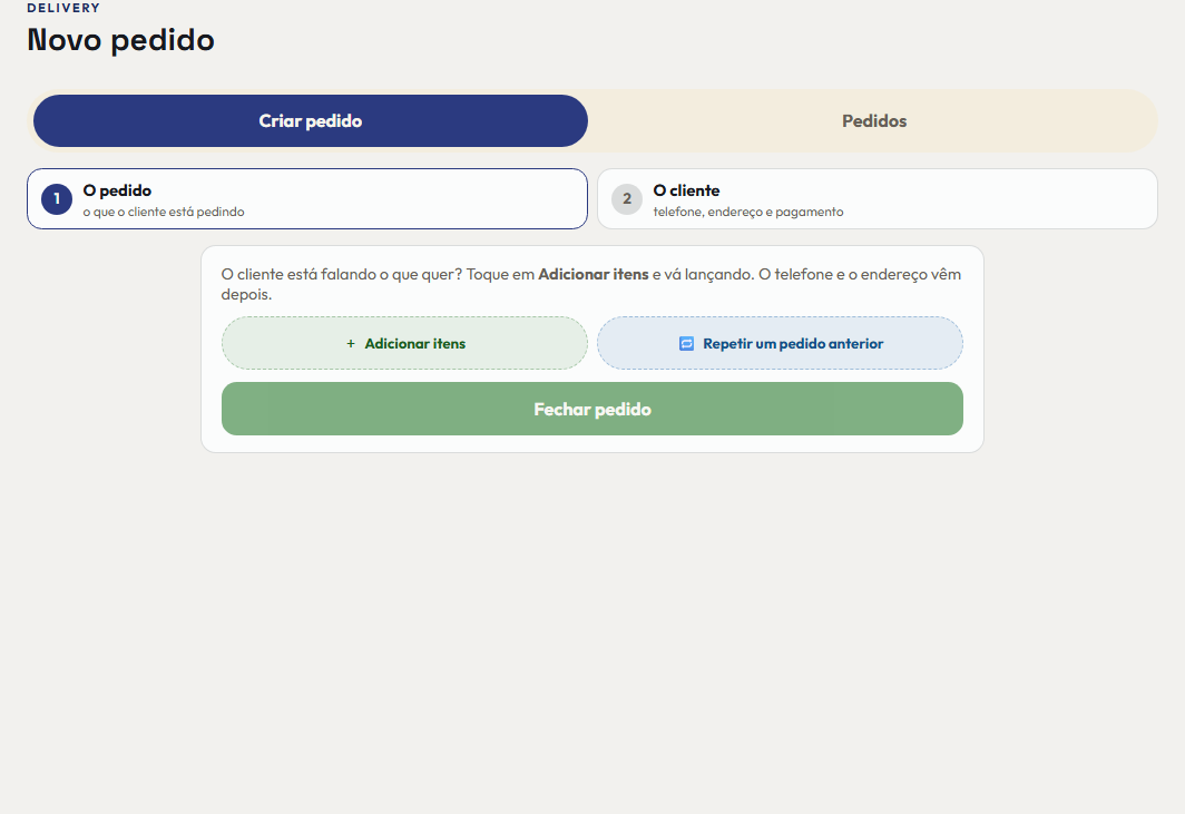 A tela do +Frella de que este passo fala, inteira