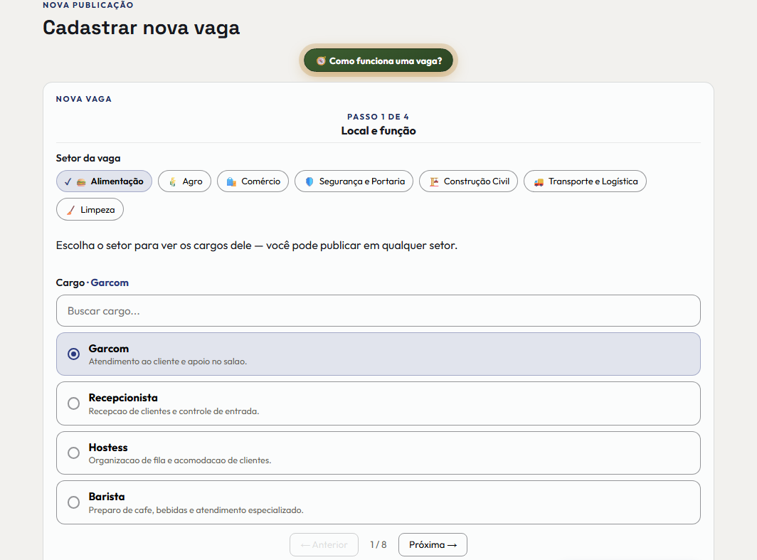 A tela do +Frella de que este passo fala, inteira