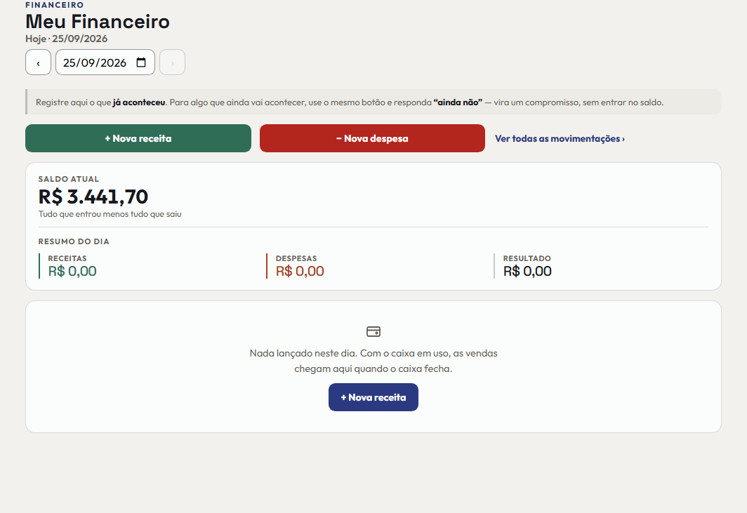 A tela do +Frella de que este passo fala, inteira