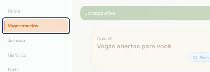 A tela do +Frella com o ponto de que o passo 3 fala em destaque