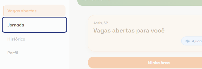 A tela do +Frella com o ponto de que o passo 4 fala em destaque
